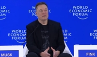 Elon Musk en el WEF - Crédito: WEF